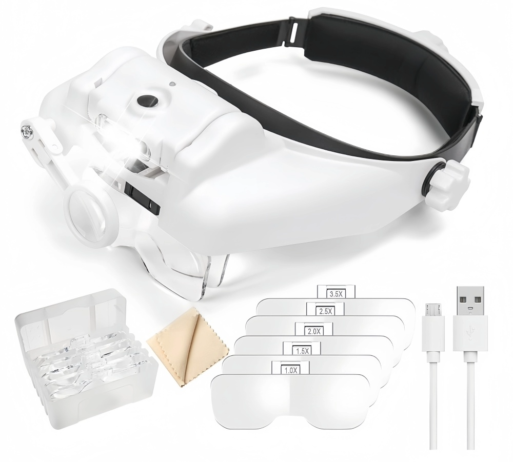 Rechargeable magnifying glasses