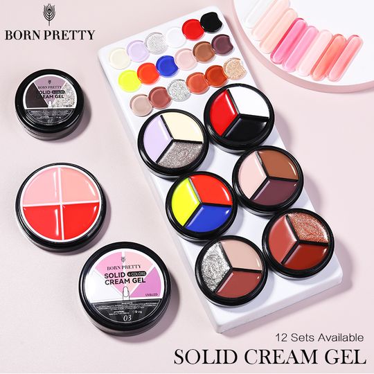 Born Pretty Solid Nail Gel 15g 3 Colors
