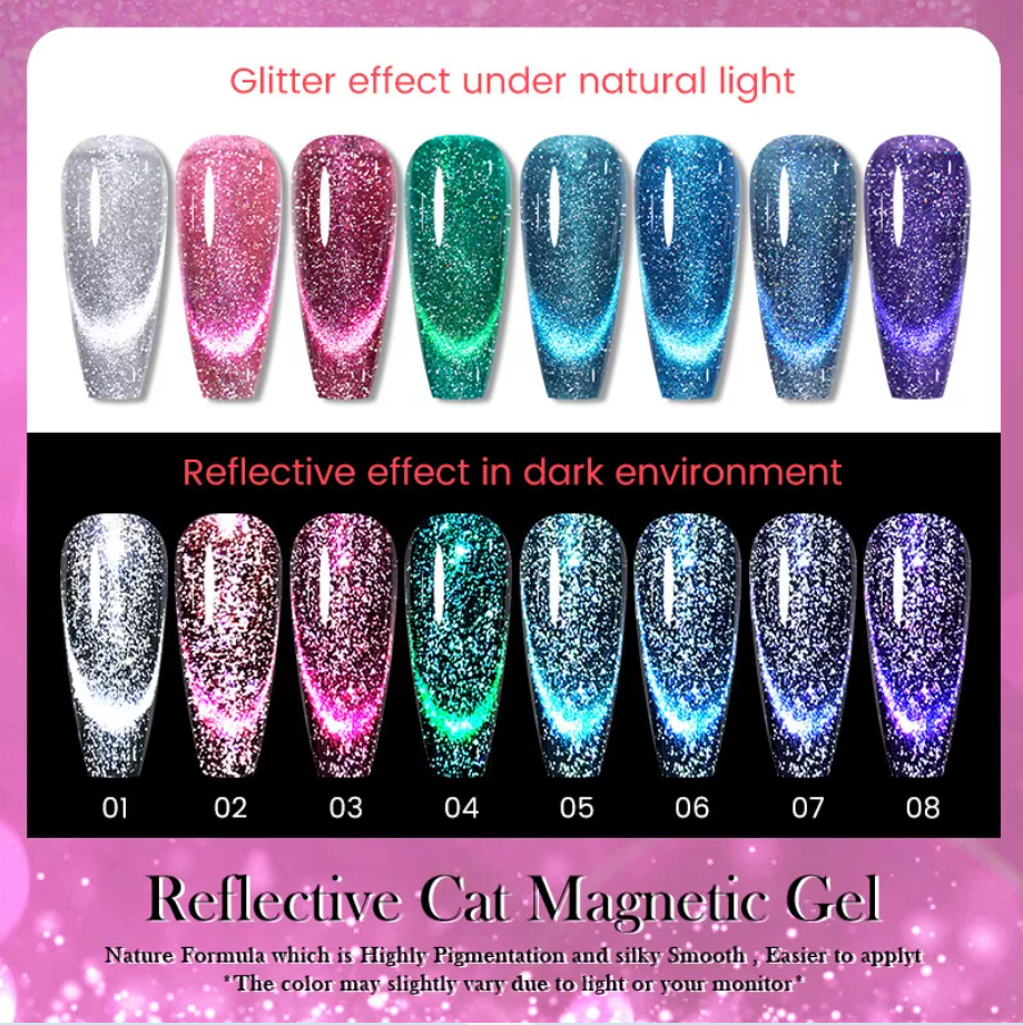 Born Pretty Reflective Cat Magnetic Gel 10ml