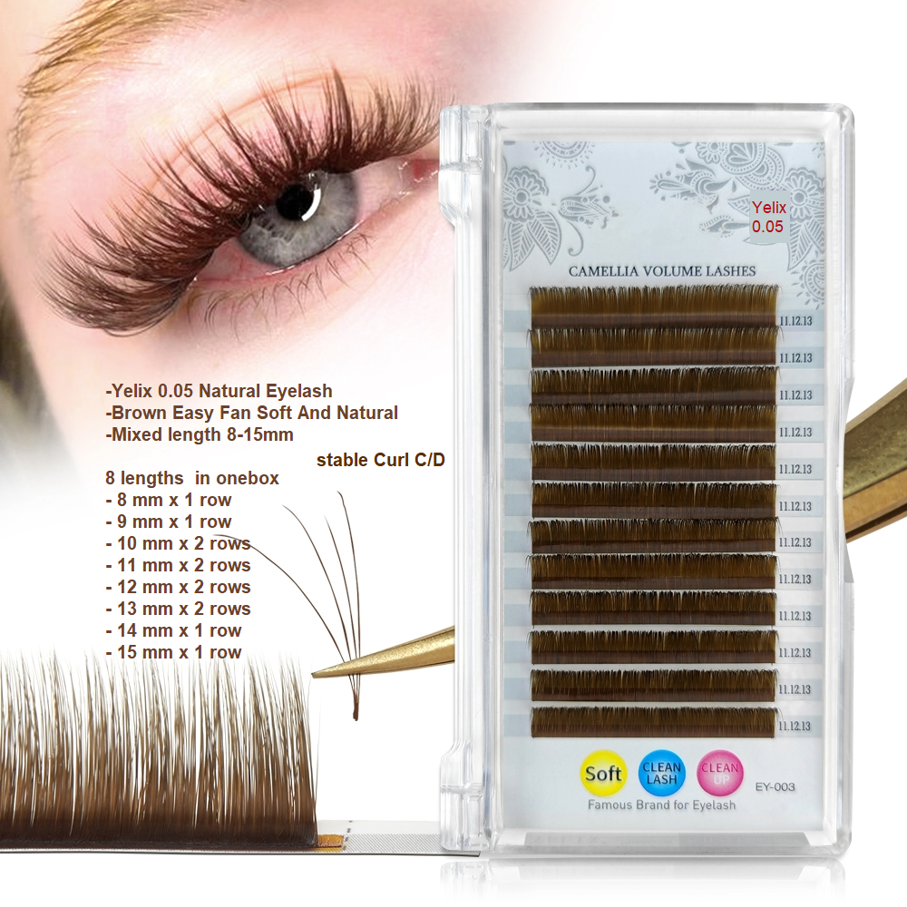 Camellia Brown Eyelashes