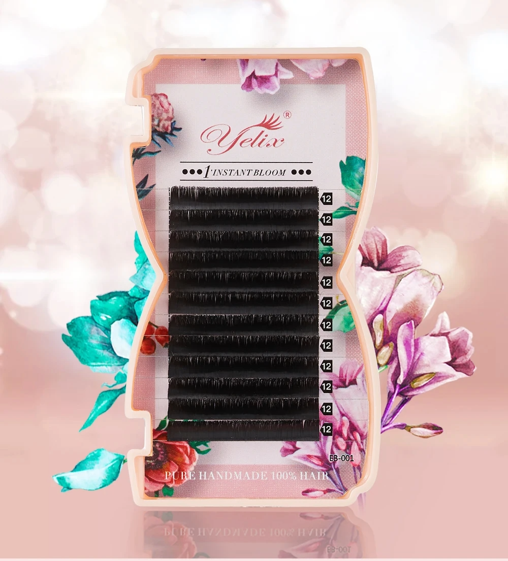 Yelix 0.07  Camellia Auto Fan Eyelash Extension