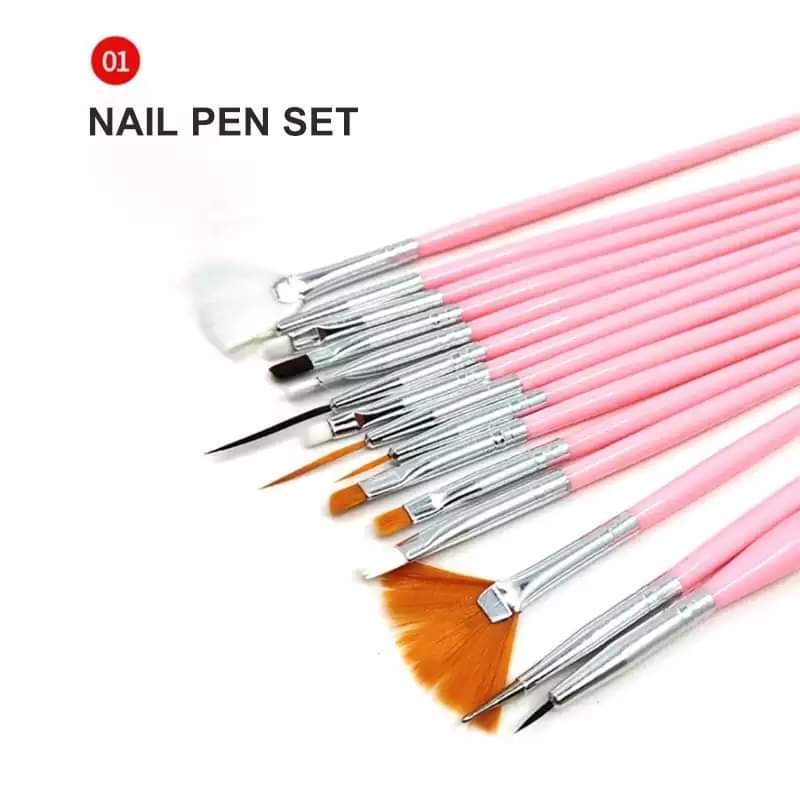 Nail Pen Set 15pcs