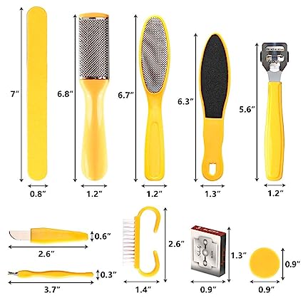 Pedicure Tools Kit 10 in 1