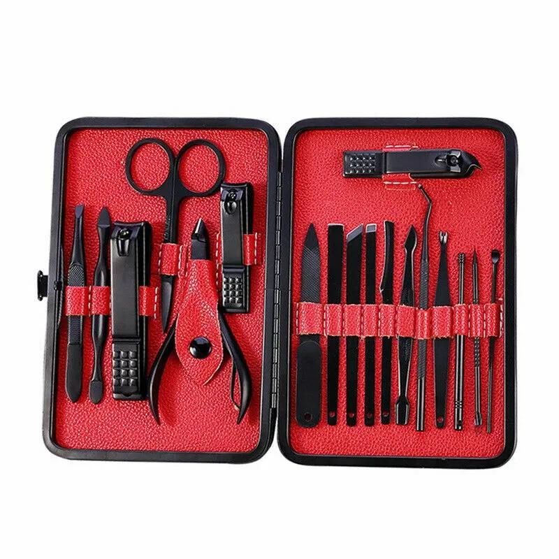 Stainless Steel Nail Clippers Set 18 Pieces