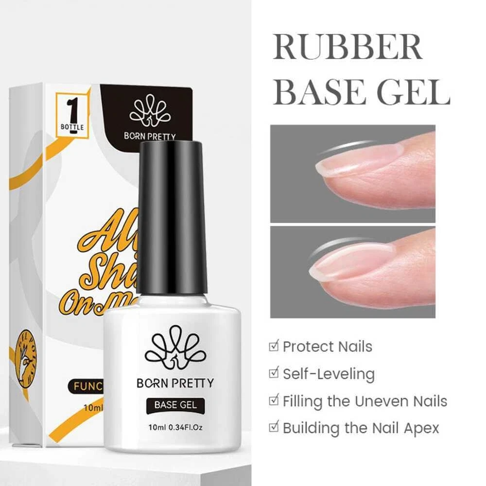 Born Pretty Rubber Base Gel Clear 10ml