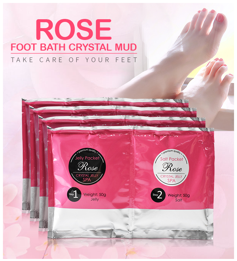 crystal foot scrub